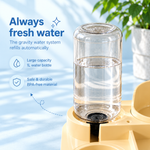 Pet Feeder and Water Dispenser | 2-in-1 Feeding Station