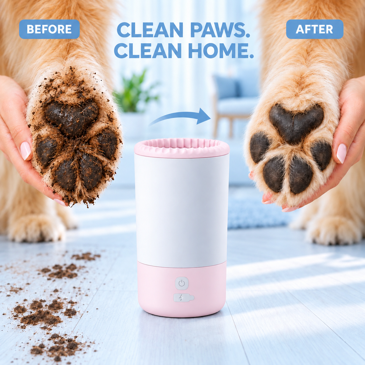 Dog Paw Cleaner | Automatic Electric Paw Washer