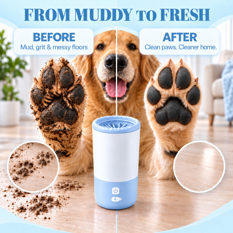Dog Paw Cleaner | Automatic Electric Paw Washer