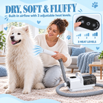 Pet Grooming Vacuum | Groom, Trim & Dry at Home