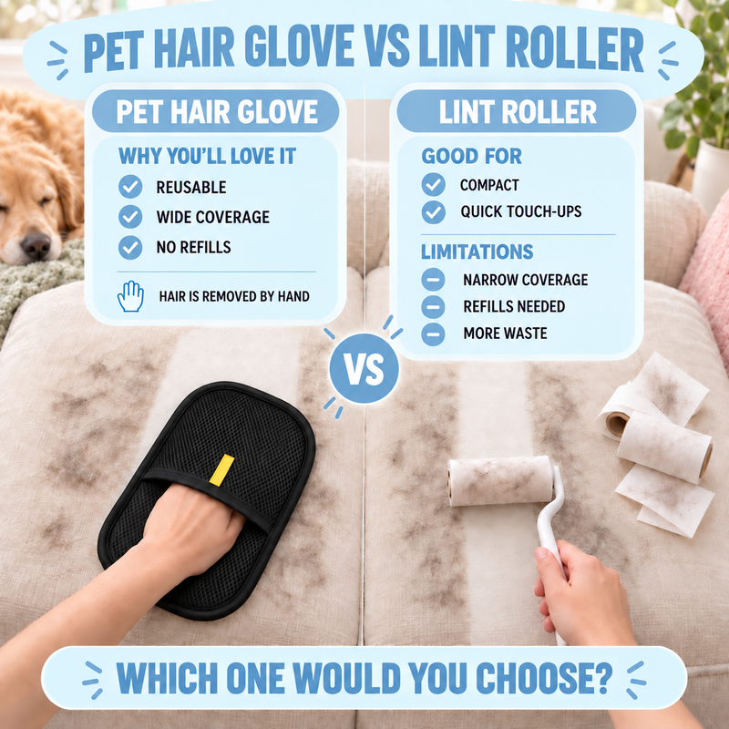 Pet Hair Removal Glove | Reusable Fur Remover