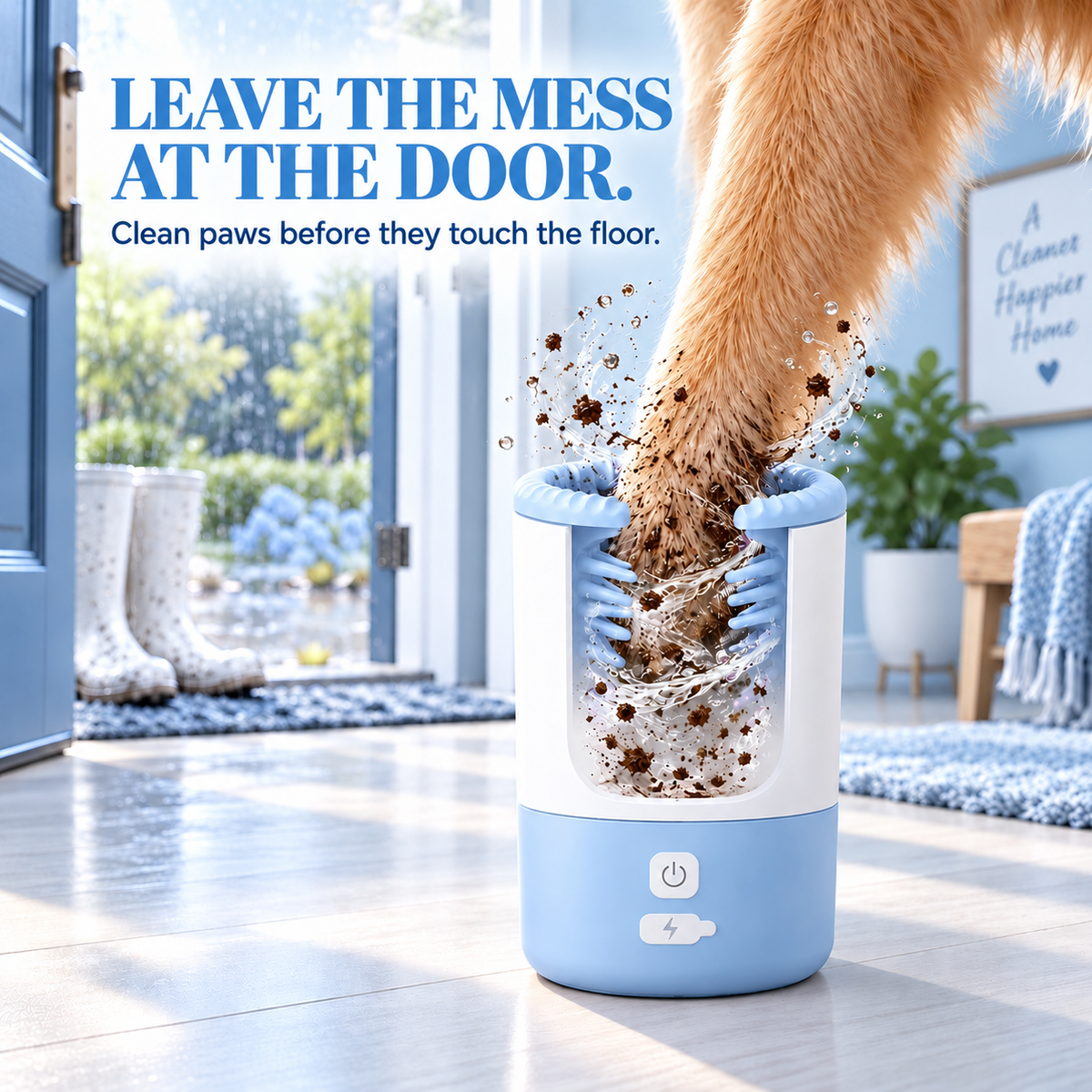 Dog Paw Cleaner | Automatic Electric Paw Washer