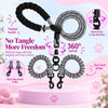 Dual Dog Leash | 360° No-Tangle Swivel