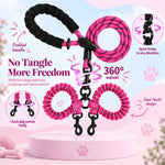 Dual Dog Leash | 360° No-Tangle Swivel
