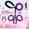 Dual Dog Leash | 360° No-Tangle Swivel