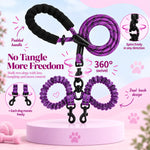 Dual Dog Leash | 360° No-Tangle Swivel