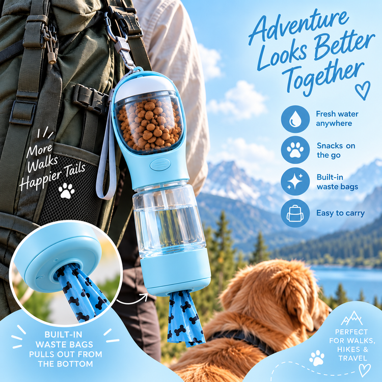3-in-1 Portable Bottle